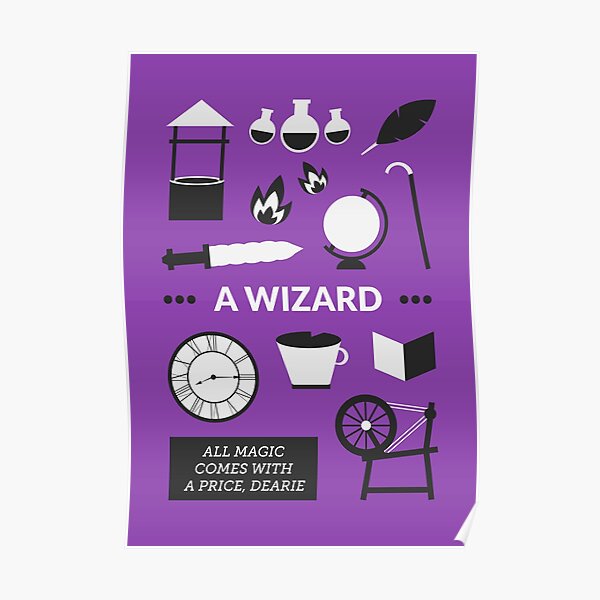 Once Upon A Time - A Wizard Poster