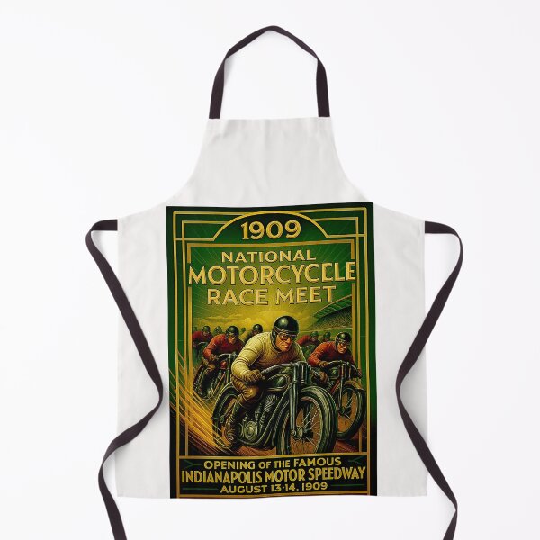 Item preview, A Blast from the past indy 1909 motorcycle poster variation#1 designed and sold by Helios Be. Lavsh.
