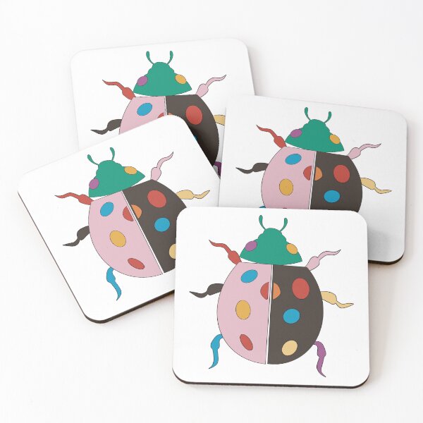 Item preview, Ladybird Sticker — Cute Nature Art designed and sold by iampaulmorris.