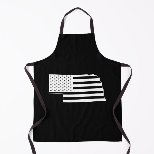 Item preview, Nebraska USA Flag Silhouette – Stars and Stripes State Outline designed and sold by Paper Drip.