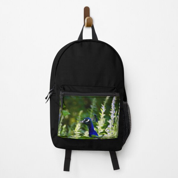 Item preview, A colorful peacock – vibrant elegance in the jungle thicket / Swiss Artwork Photography designed and sold by Raphael Wolf.