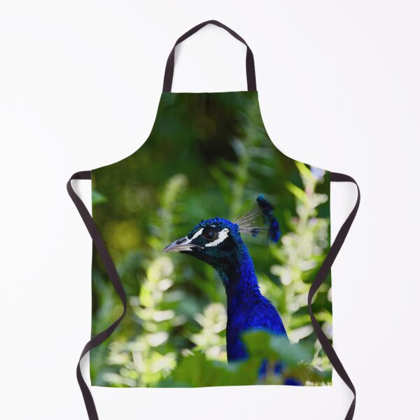 Item preview, A colorful peacock – vibrant elegance in the jungle thicket / Swiss Artwork Photography designed and sold by Raphael Wolf.