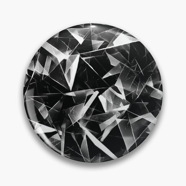 Item preview, Shattered – Seamless glass pattern in black and white designed and sold by Digital Dreamtales.