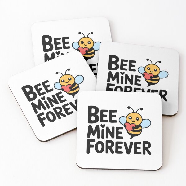 Item preview, Bee Mine Forever! Cute Bee Pun designed and sold by PMCreative.