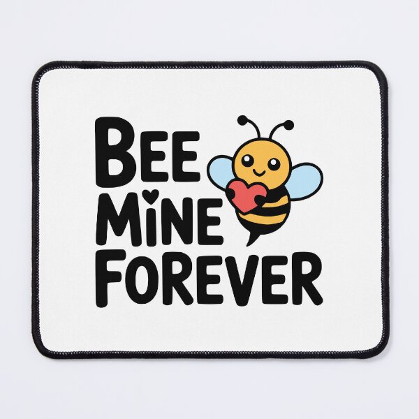 Item preview, Bee Mine Forever! Cute Bee Pun designed and sold by PMCreative.