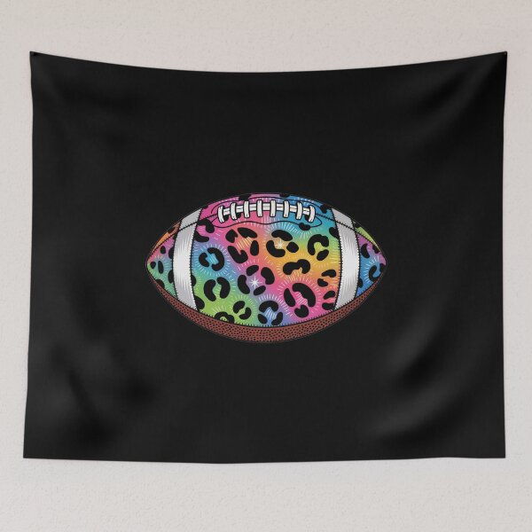 Item preview, Colorful Leopard Print Football designed and sold by jkrphoto.