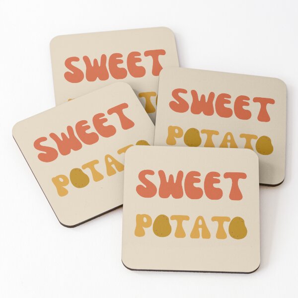 Item preview, Sweet Potato and Kind of Rude Potato, Groovy style designed and sold by artprintschabab.