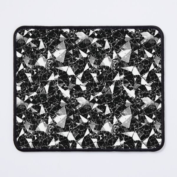 Item preview, Shattered – Seamless glass pattern in black and white designed and sold by Digital Dreamtales.