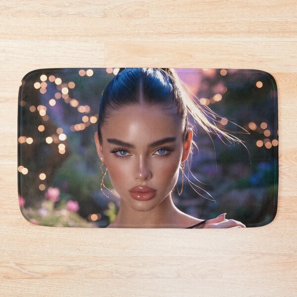 Item preview, Enchanted Garden Siren - Ethereal Twilight Beauty Portrait designed and sold by AiDigitalSanctum.