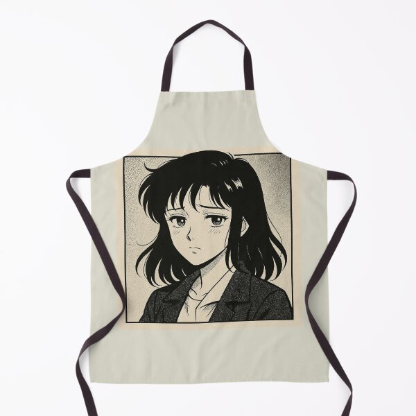 Item preview, Retro Manga Panel – Vintage Anime Girl Illustration designed and sold by 404 Ink.