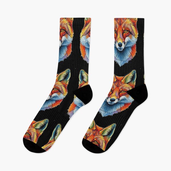 Item preview, Colorful Cubist Fox designed and sold by FoxVibes.