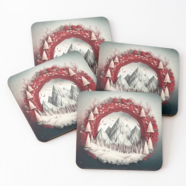 Item preview, Landscape in Red designed and sold by LizeScribe.