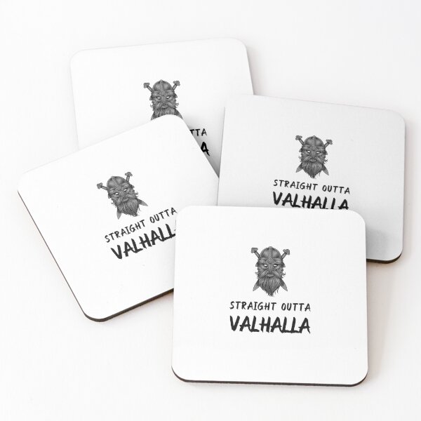Item preview, Straight Outta Valhalla Viking Print designed and sold by DakotaValkyrie.