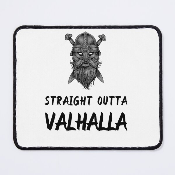 Item preview, Straight Outta Valhalla Viking Print designed and sold by DakotaValkyrie.