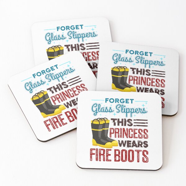 Item preview, Forget Glass Slippers This Princess Wears Fire Boots Women Firefighter designed and sold by jaygo.