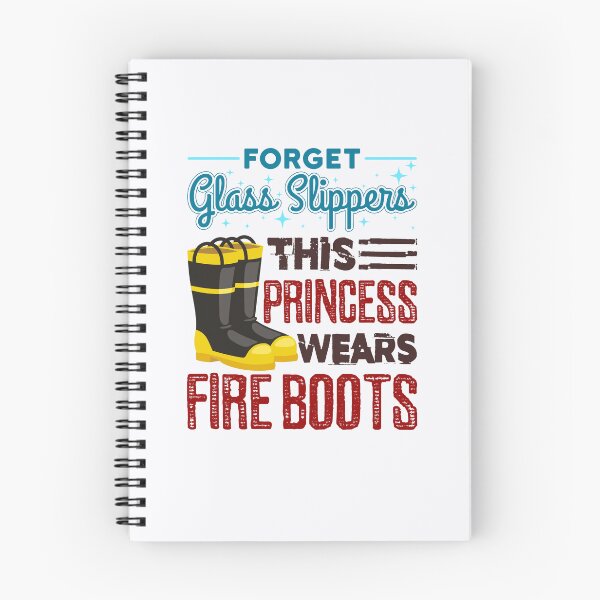Item preview, Forget Glass Slippers This Princess Wears Fire Boots Women Firefighter designed and sold by jaygo.