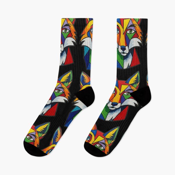 Artikelvorschau, Kaleidoskop-Fuchsporträt entworfen und verkauft von FoxVibes.
