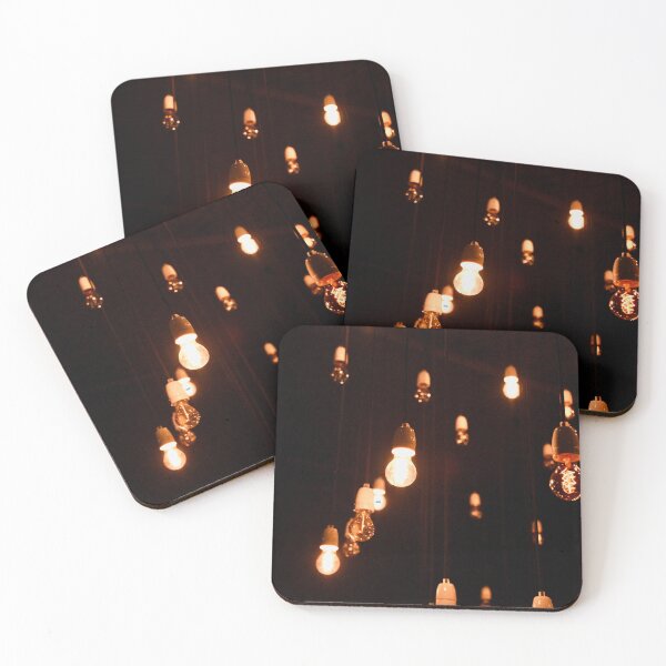 Item preview, Light bulbs at night – light in the dark / Swiss Artwork Photography designed and sold by Raphael Wolf.