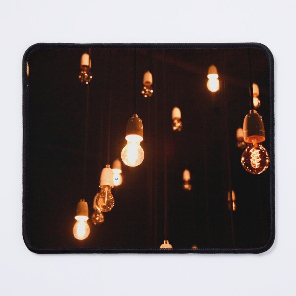 Item preview, Light bulbs at night – light in the dark / Swiss Artwork Photography designed and sold by Raphael Wolf.