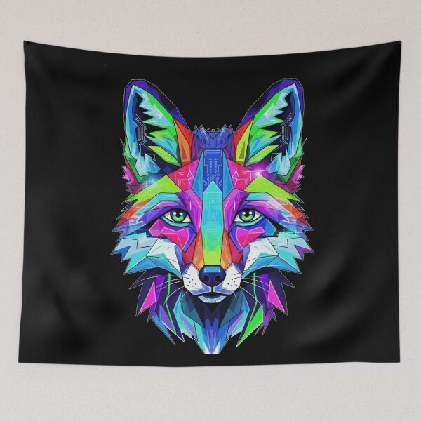Item preview, Neon Cyber Fox designed and sold by FoxVibes.