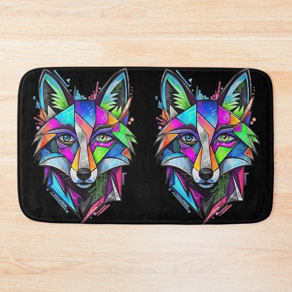 Item preview, Vibrant Cybernetic Fox Art designed and sold by FoxVibes.