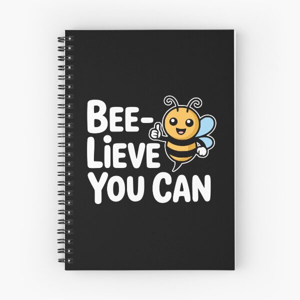 Item preview, Bee-Lieve You Can! Funny Bee Pun designed and sold by PMCreative.