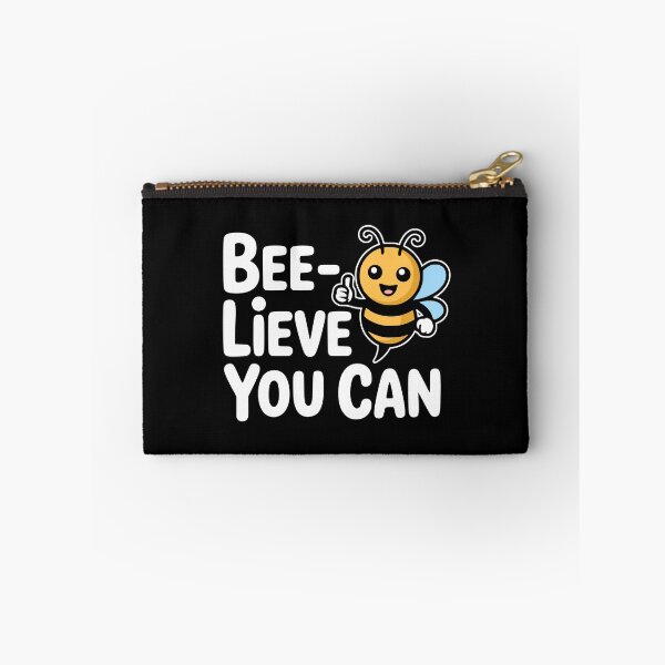 Item preview, Bee-Lieve You Can! Funny Bee Pun designed and sold by PMCreative.