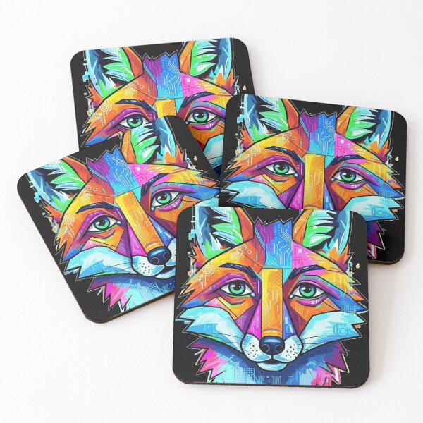 Item preview, Vibrant Tech Fox designed and sold by FoxVibes.