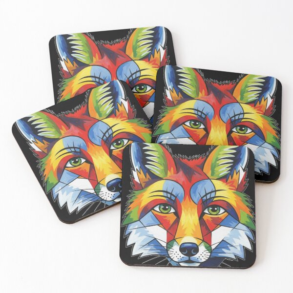 Item preview, Copy of Kaleidoscope Fox Portrait designed and sold by FoxVibes.