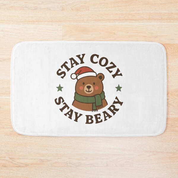 Item preview, Stay Cozy, Stay Beary,Cute Winter Bear designed and sold by CloudyPress.
