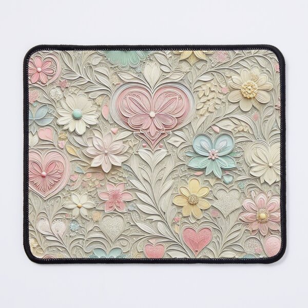 Item preview, Pastel Floral Heart Design - Digital Sublimation Art designed and sold by ElisJurado.