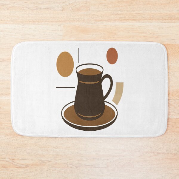 Item preview, Modern Turkish Coffee Cup Art — Minimalist Geometric Design for Coffee Lovers designed and sold by Globalcitytees.