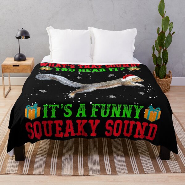 Item preview, What's That Squeaky Sound, Funny Christmas Squirrel Holiday Quote designed and sold by Daisy Grimes.