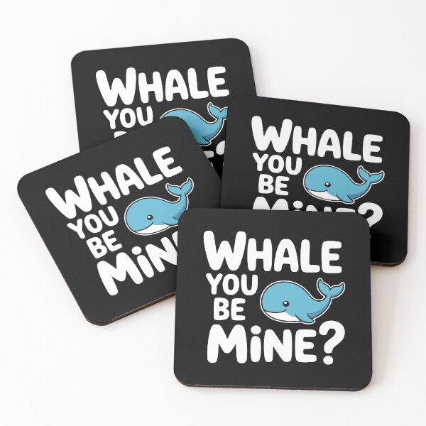 Item preview, Whale You Be Mine! Funny Whale Pun designed and sold by PMCreative.