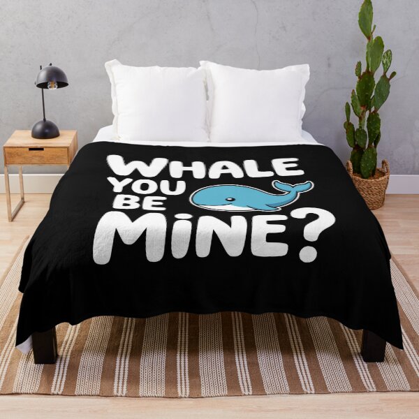 Item preview, Whale You Be Mine! Funny Whale Pun designed and sold by PMCreative.