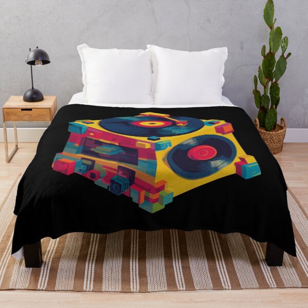 Item preview, Vinyl cubes in retro record player style designed and sold by drizzd.