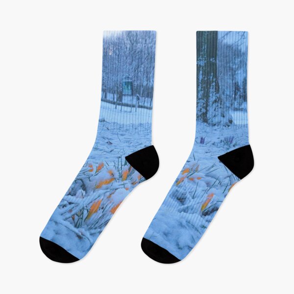 Item preview, Yellow Crocuses in Snow designed and sold by Violaman.