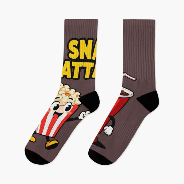 Item preview, Snack Attack Popcorn and Soda by Modern Mojo | Cute Movie Night Snack Art | Fun Cartoon Food Design designed and sold by Modern-Mojo.