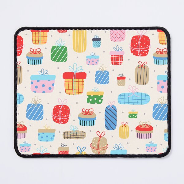 Item preview, Christmas presents gift boxes festive holiday bright colourful designed and sold by Nicola-Rowe.