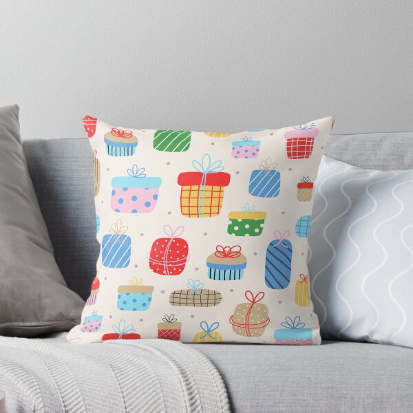 Item preview, Christmas presents gift boxes festive holiday bright colourful designed and sold by Nicola-Rowe.