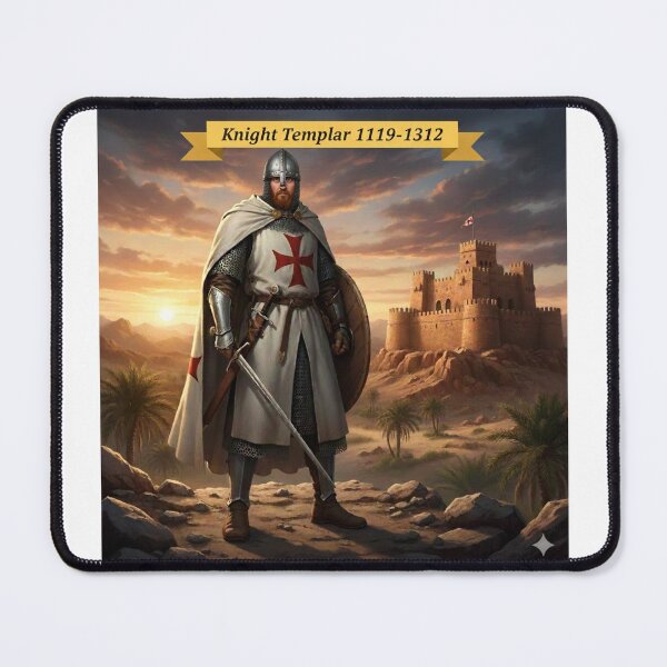 Item preview, Knight Templar 1119 - 1312 Historical warrior designed and sold by BlingandGifts.