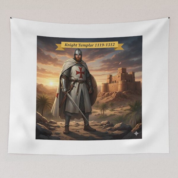 Item preview, Knight Templar 1119 - 1312 Historical warrior designed and sold by BlingandGifts.