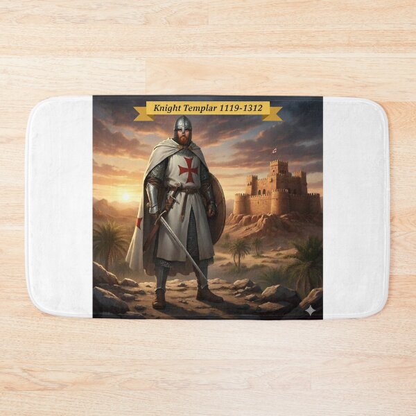Item preview, Knight Templar 1119 - 1312 Historical warrior designed and sold by BlingandGifts.