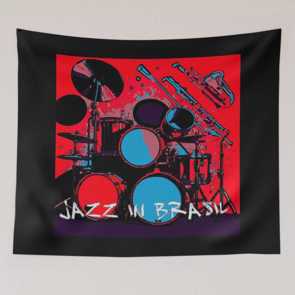 Item preview, Jazz in Brazil music poster#1 designed and sold by Helios Be. Lavsh.