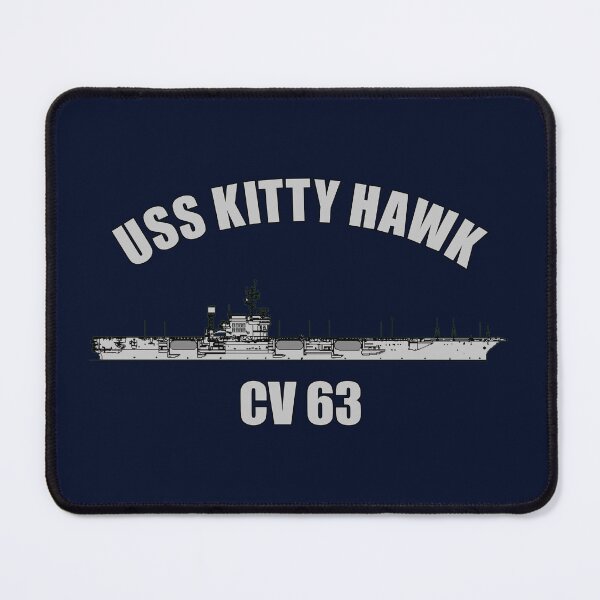 Item preview, USS Kitty Hawk CV-63 – Vintage Aircraft Carrier Profile designed and sold by Fajar.