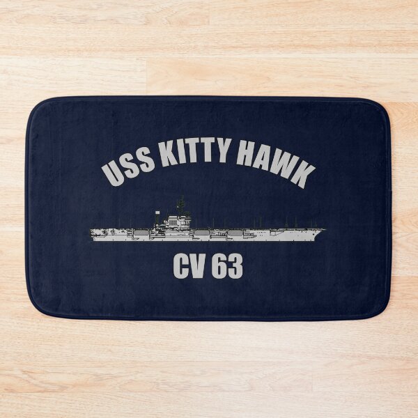 Item preview, USS Kitty Hawk CV-63 – Vintage Aircraft Carrier Profile designed and sold by Fajar.