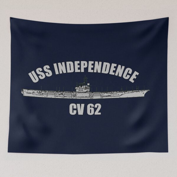 Item preview, USS Independence CV-62 – Vintage Aircraft Carrier Profile designed and sold by Fajar.