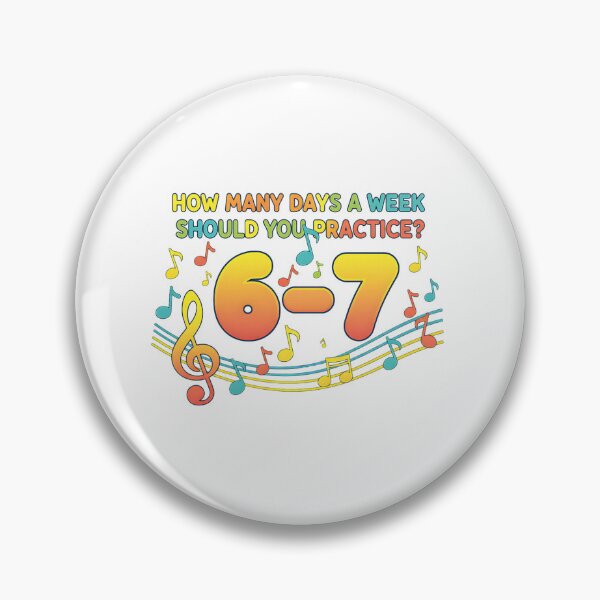 Item preview, Musician Sixty Seven Practice Quote With Colorful Notes designed and sold by clarabersetart.
