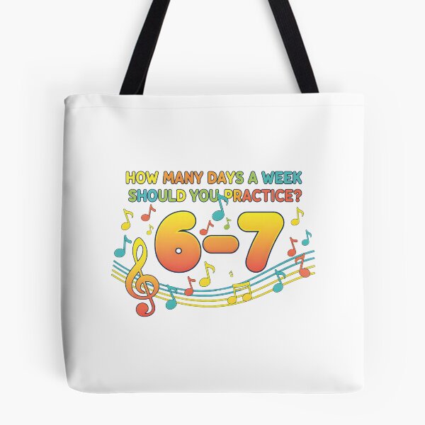 Item preview, Musician Sixty Seven Practice Quote With Colorful Notes designed and sold by clarabersetart.