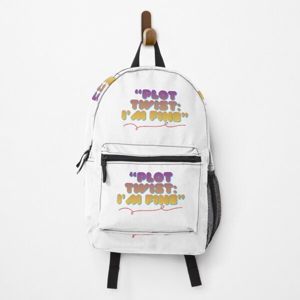 Item preview, Plot Twist I’m Fine cool Funny Quote designed and sold by SloganSauce.